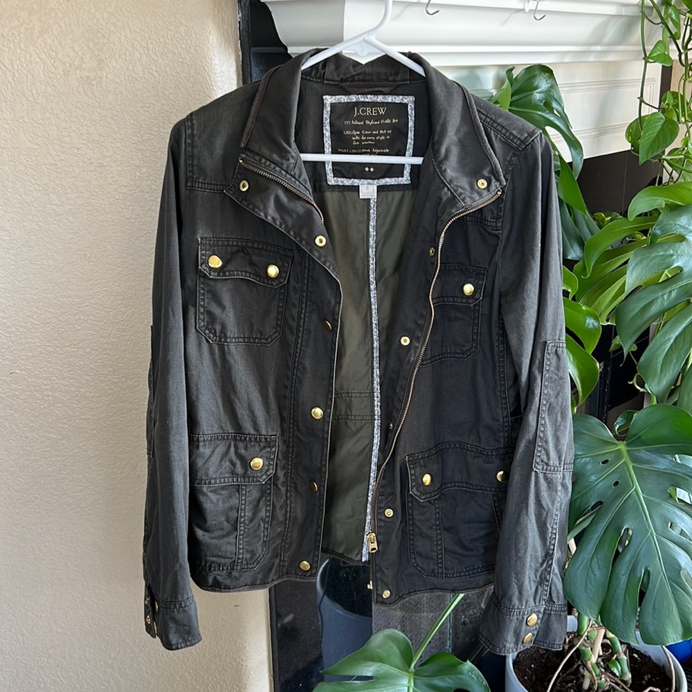 J Crew Relaxed Boyfriend Field Jacket